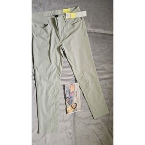 All in Motion Men's Slim Fit golf  Pants 36x32 Gray Stretch Casual Work NWT